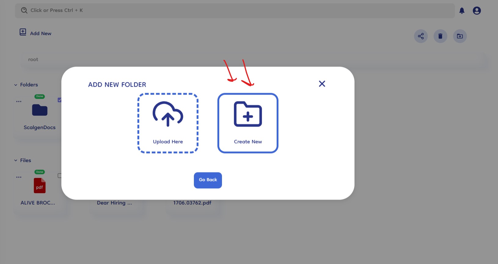 create Folder