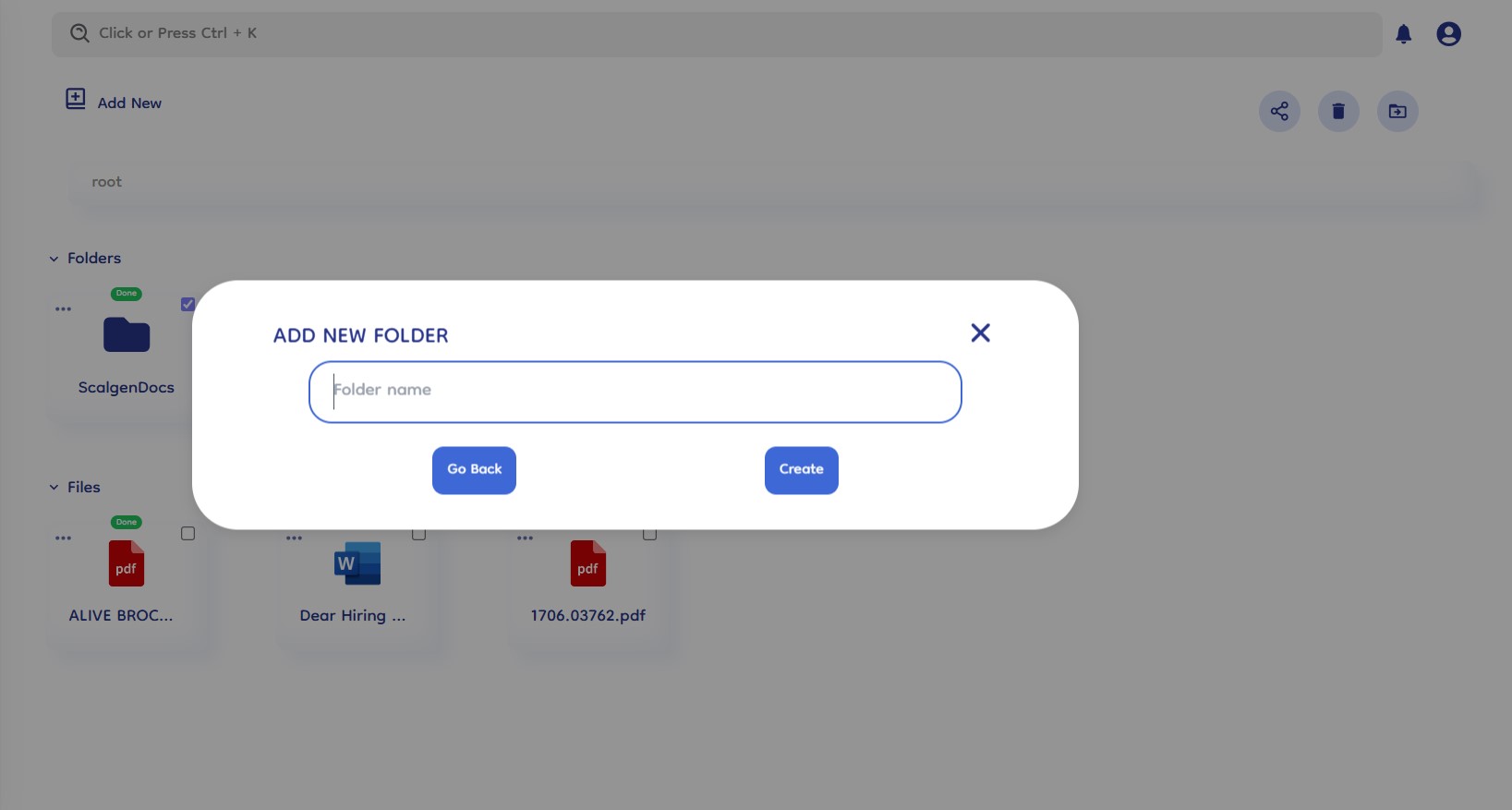 create Folder