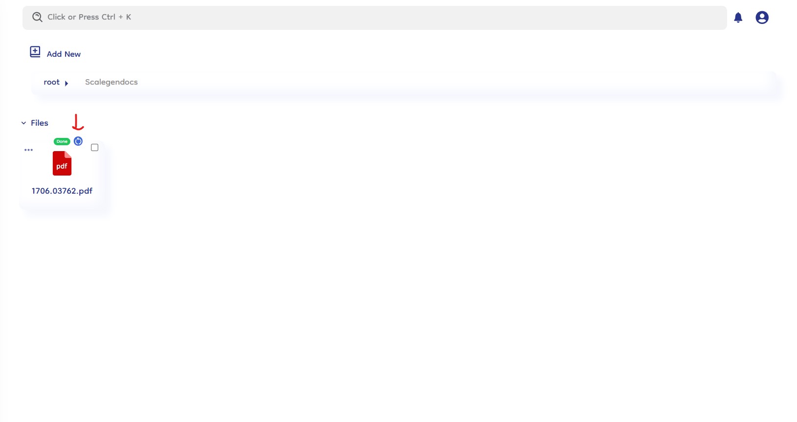 Knowledgebase Resync Button
